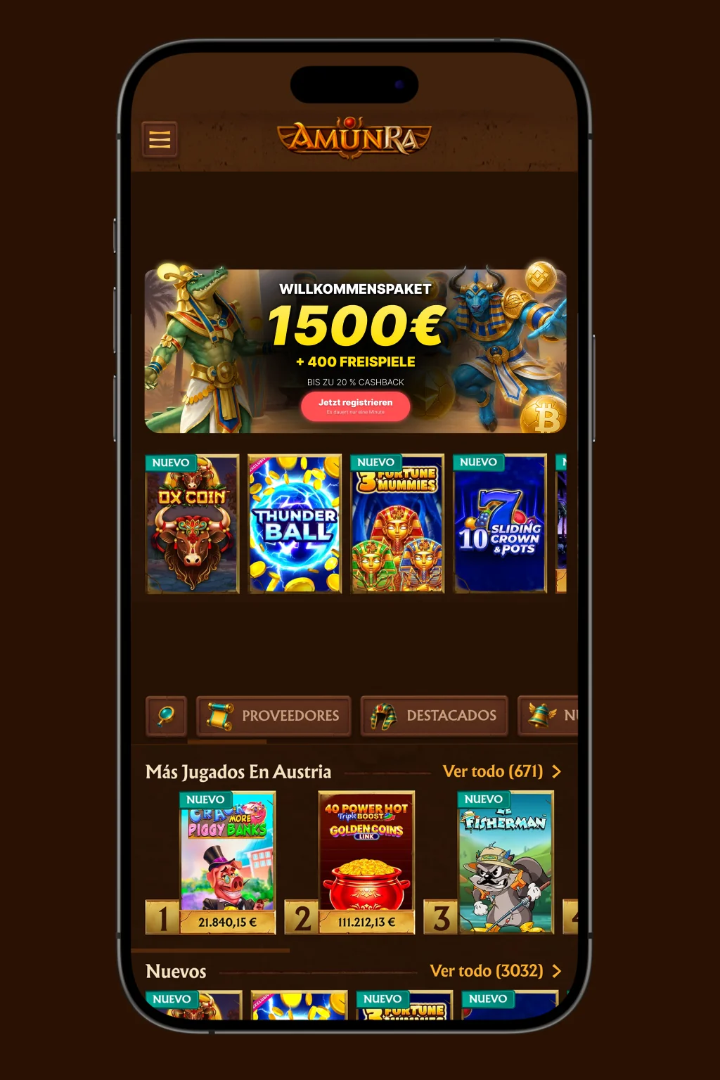 Amunra Casino Bonus Deutschland